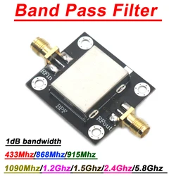 BPF Band Pass Filter 403Mhz 433Mhz 868Mhz 900Mhz 1090Mhz 1.5Ghz 2.4Ghz LC Bandpass Filter Walkie-talkie SDR Satellite WIFI Drone