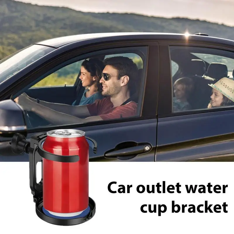 Expandable Car Cup Holder Anti-Slip Anti-Noise Automotive Cup Holders Space-Saving Cup Holder Expander Secure Drink Holder For