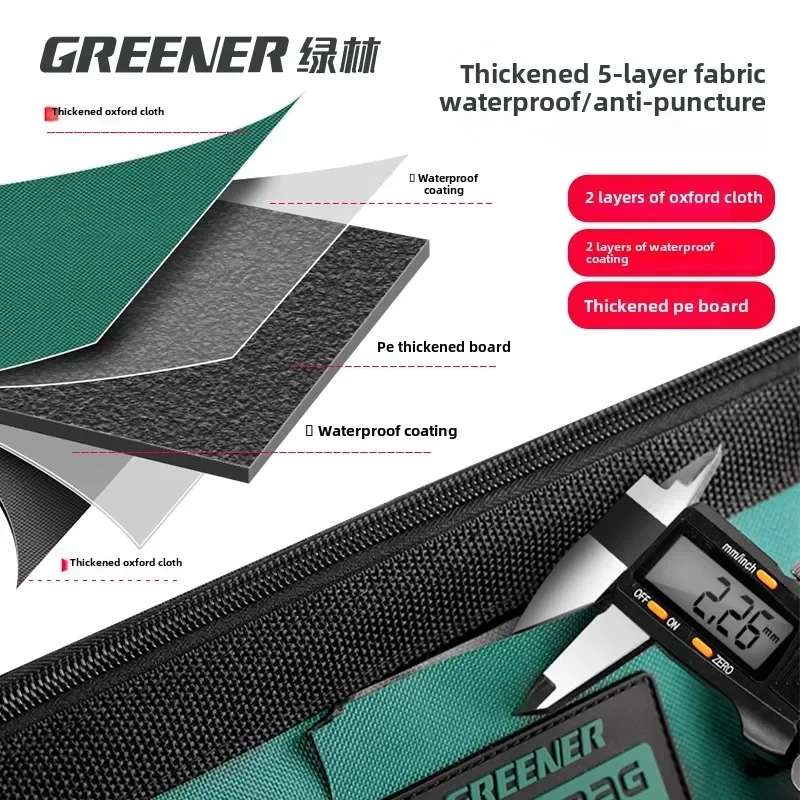 مجموعة أدوات الجزء السفلي البلاستيكية شديدة التحمل من Green Forest - مثوقة من قبل كهربائيين لمدة 10 سنوات |   مقاومة للماء ومقاومة للاهتراء