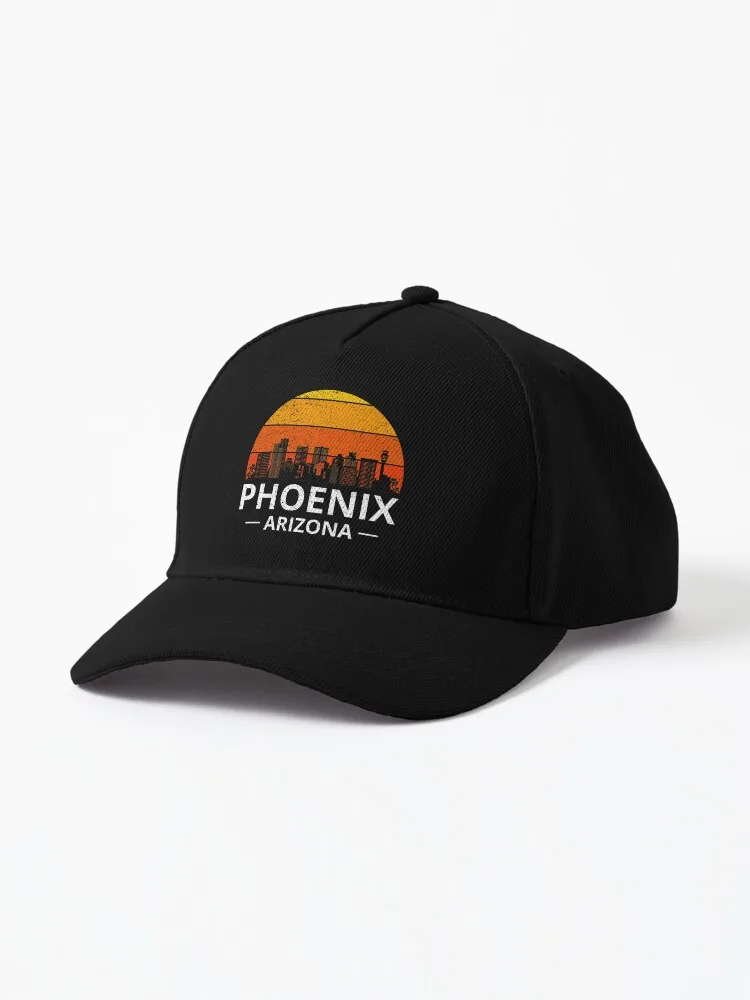 Vintage Phoenix Arizona Skyline Pride  Cap  Men Wide Brimmed Casual Sports Caps