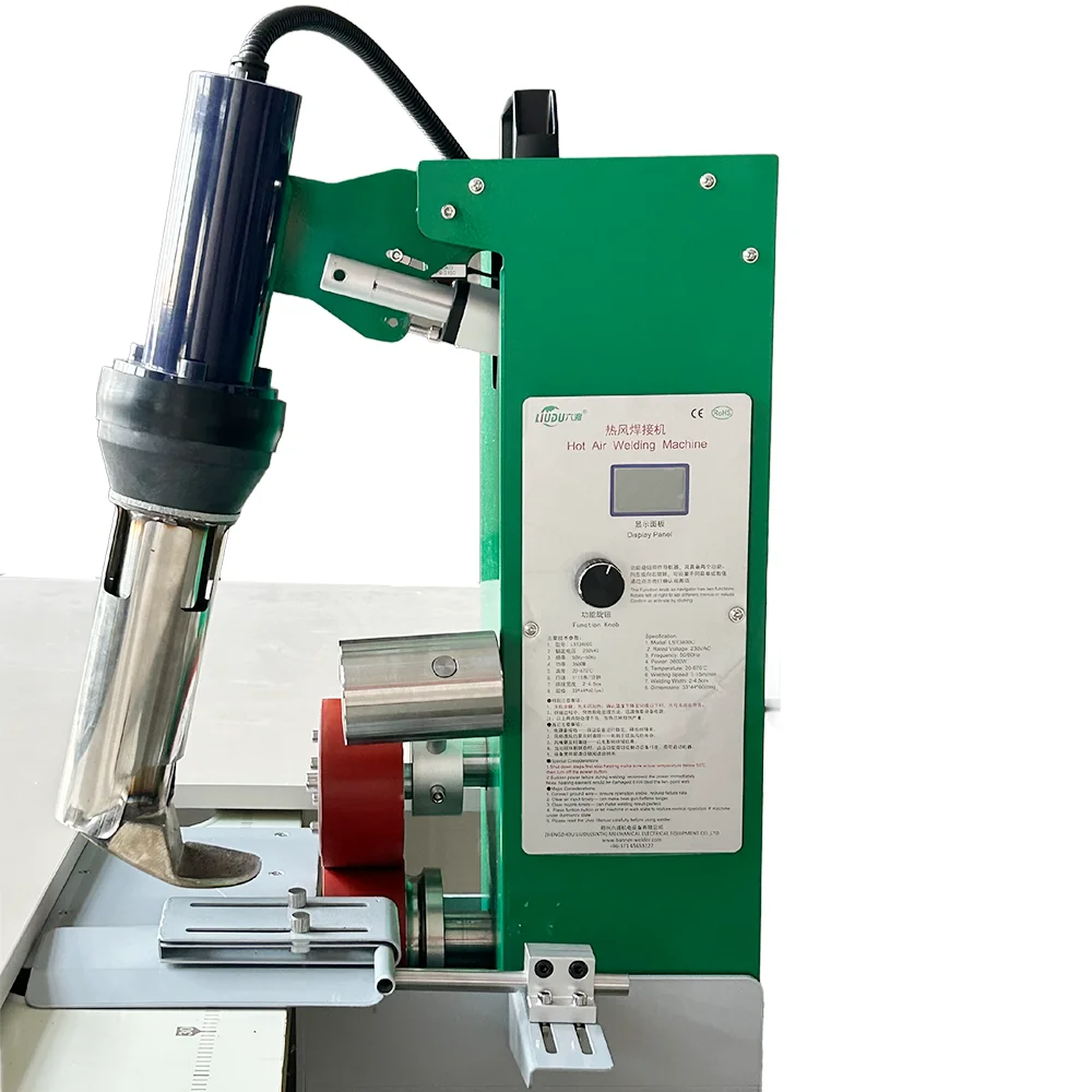 Hot Air Welding Machine For Awning Makers To Splice PVC PE Vinyl Fabric For Sun Canopy Roof Waterproof And Pool Liner Fabric