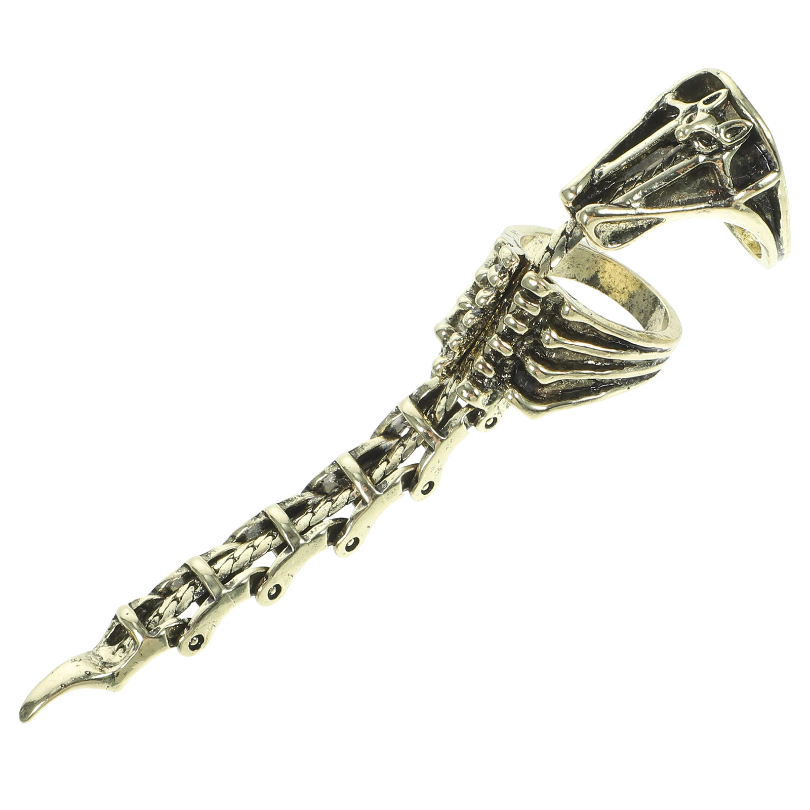 

Moving Scorpion Rings Gothic Punk Alloy Jewelry for Men Women Halloween Party Accessory Statement Ring Powder