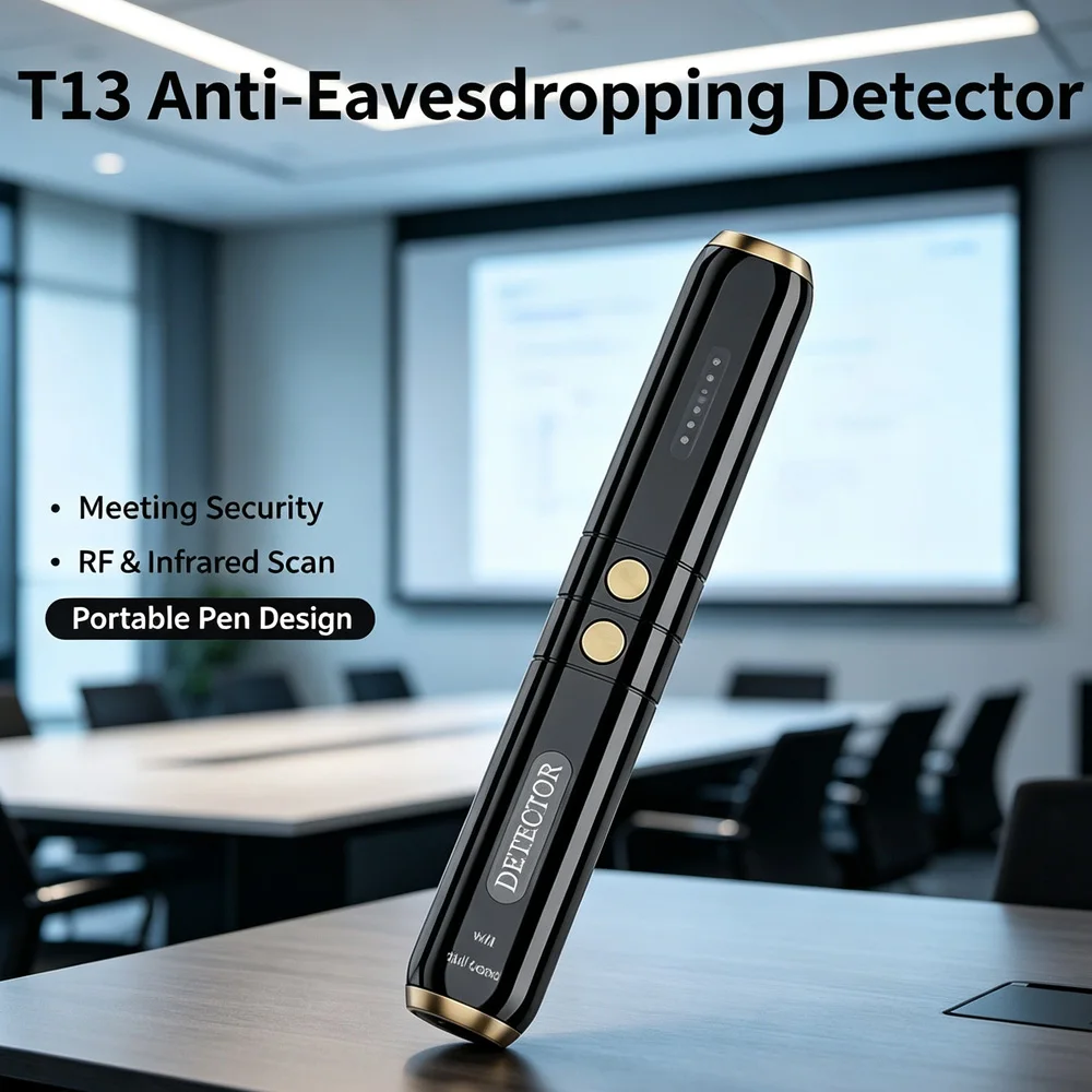 Portable Privacy Protector Detector Hidden Camera GPS Tracker Detector Infrared Scanning Mini Camera Detect Home Outdoor WiFi