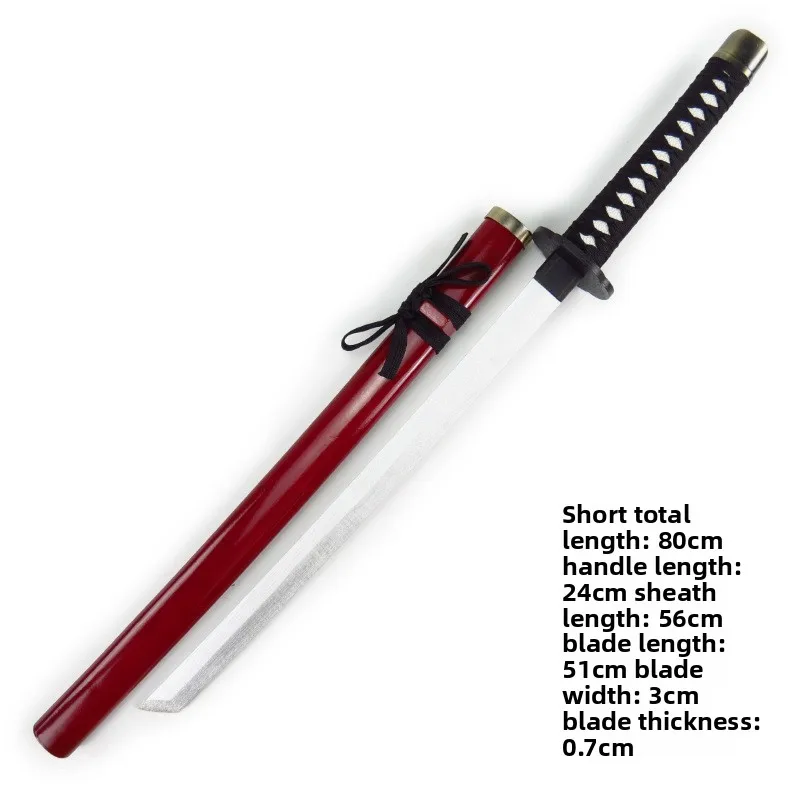 100 cm/33.37in Samurai Zwaard Tohken Ranbu Houten Model Props Met Schede Katana Game Randapparatuur Cosplay Display Gift Collectible