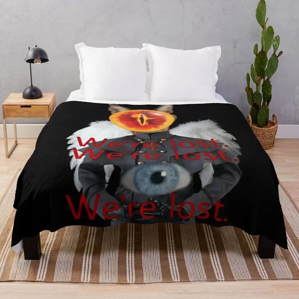 we're lost dreamcore Throw Blanket Tourist Hair Personalized Gift Blankets