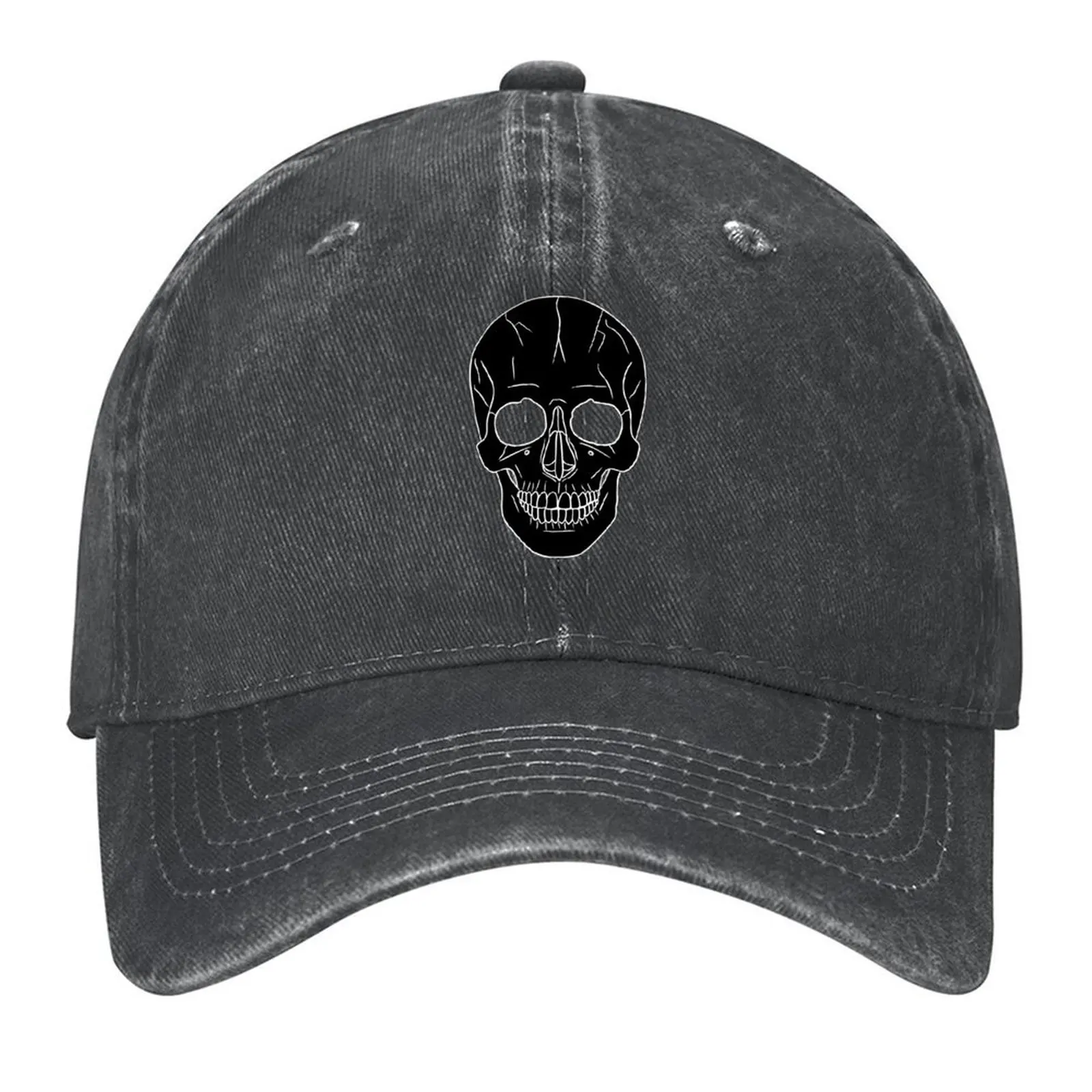 

Black Skull Baseball Cap Funny hats Designer Hat Hat Beach Sunhat Designer Man Women's
