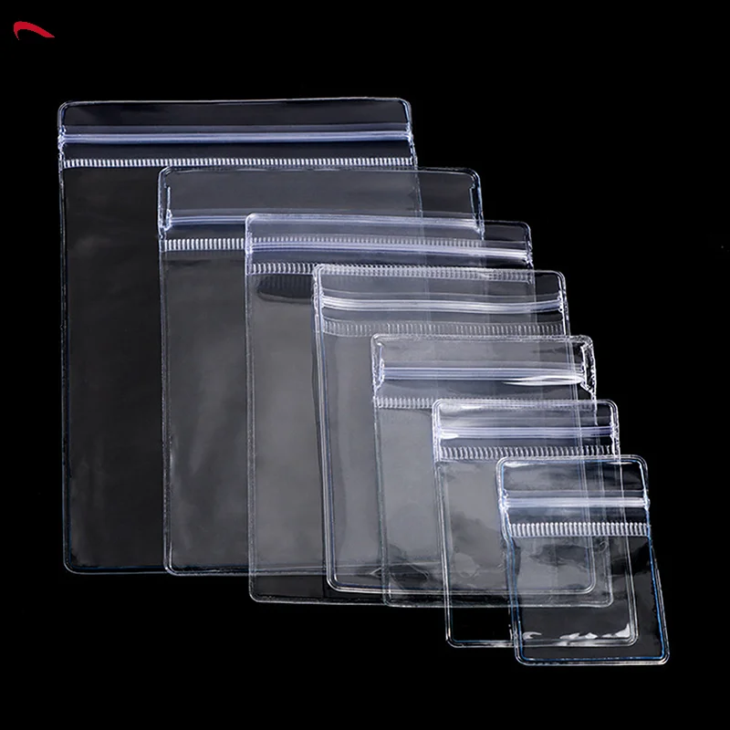 (ZYDD01) 100 pçs organizador de jóias bolsa sacos mini transparente pvc anti-oxidação brinco pingente colar pulseira sacos de armazenamento