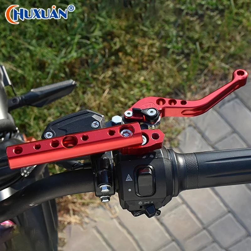 Q Multifunctional Aluminum Rearview Mirror Mount Extender Bracket for Motorcycle Scooter ATV Support Spotlight Cell Phone Holder