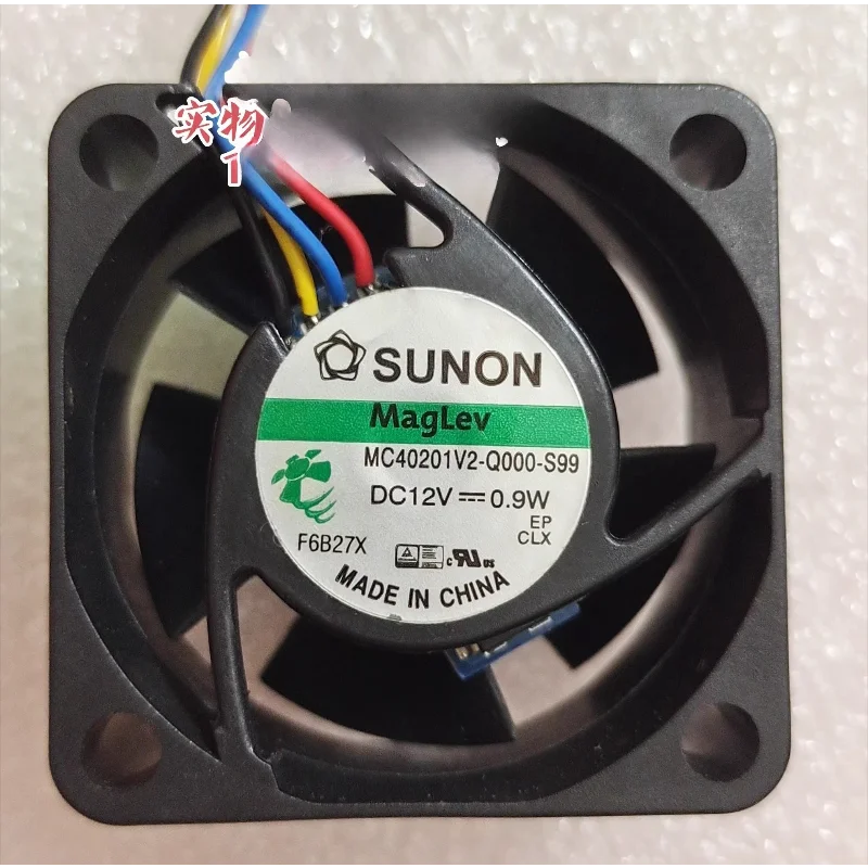 Original New Cooler Fan for SUNON MC40201V2-Q000-S99 12v 0.9W 4cm Silent Maglev Fan 40x40x20mm