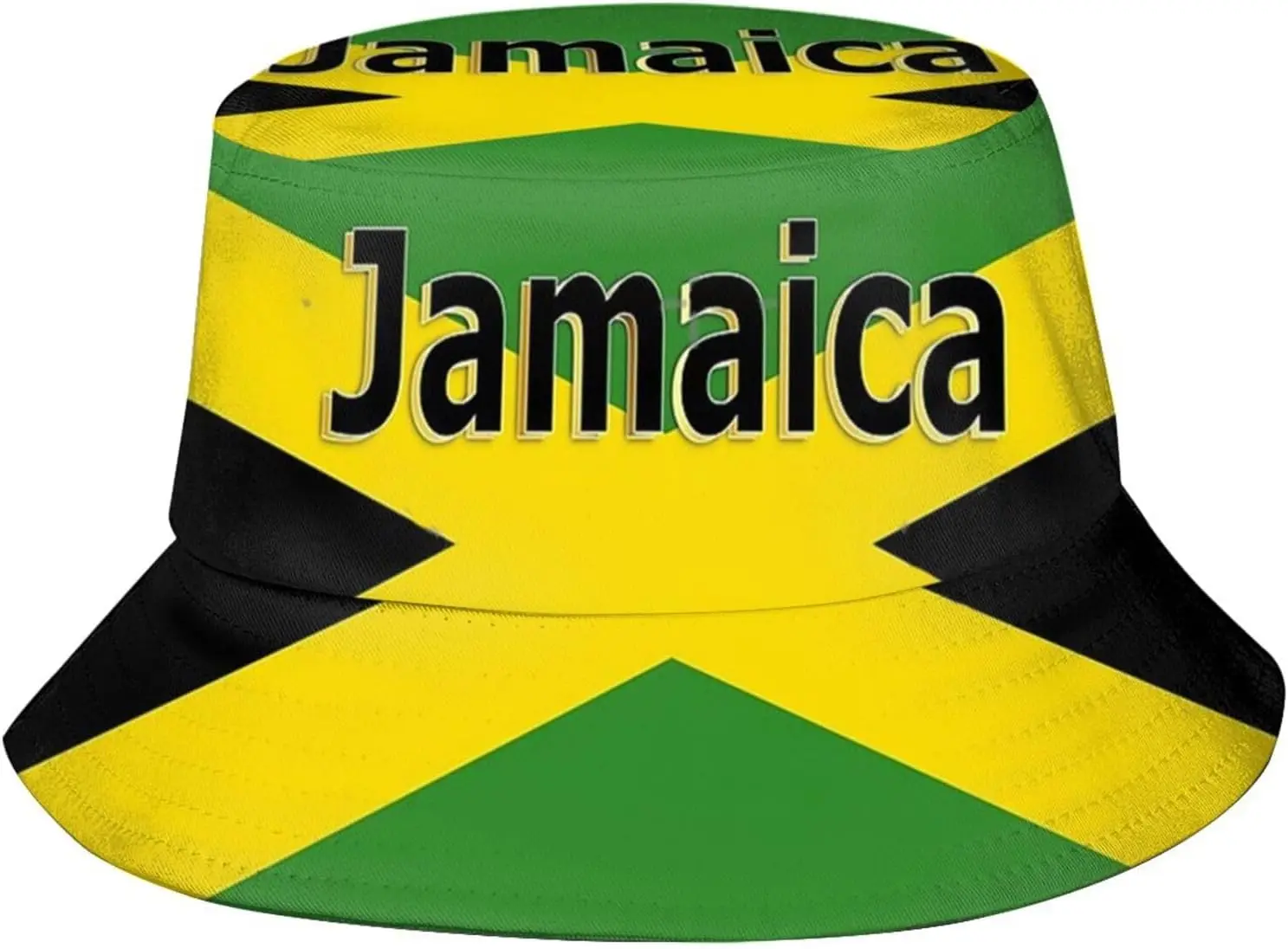 

Cute Jamaica Jamaican Flag Bucket Hats Unisex Summer Travel Beach Fisherman Cap for Men Women Teens