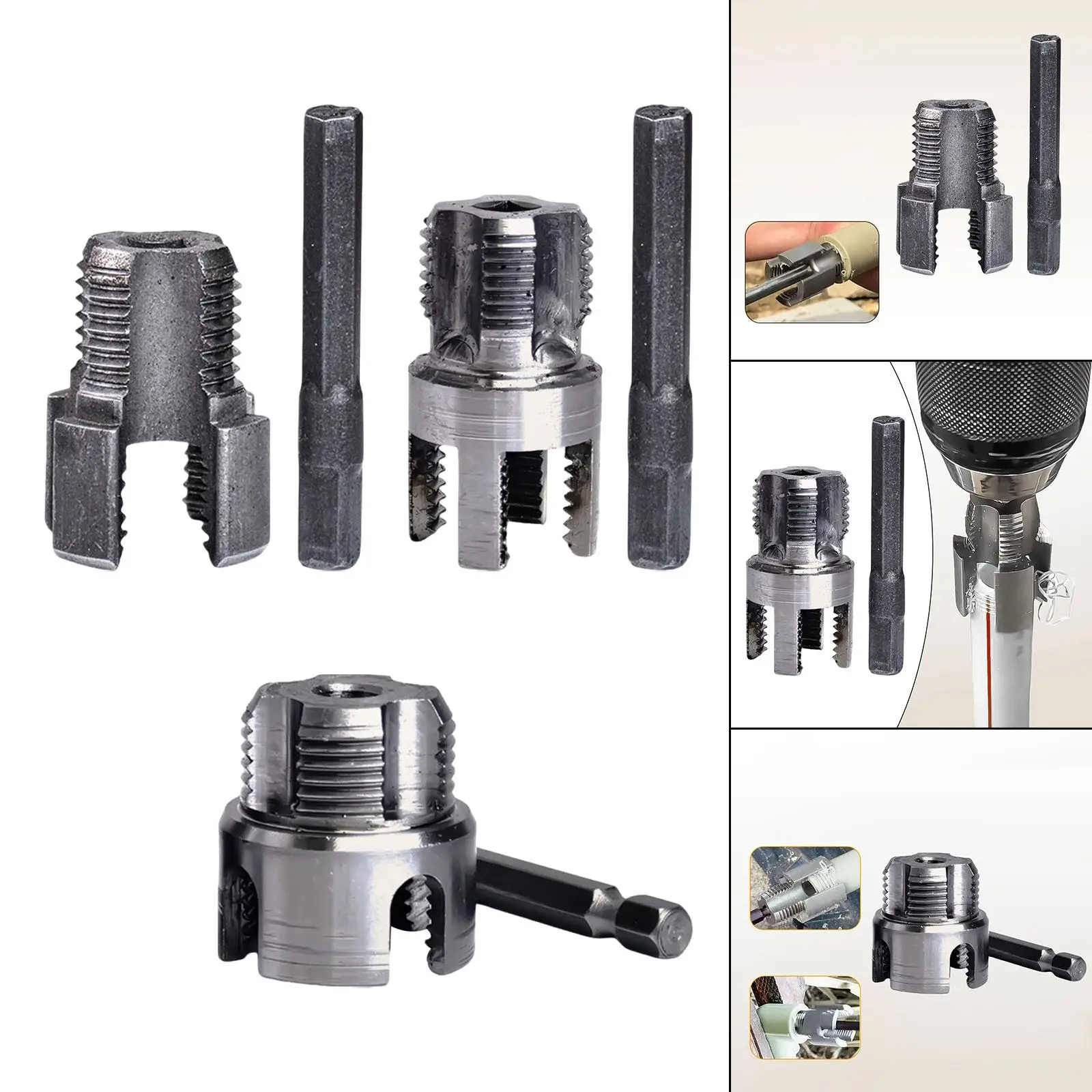 

Tube Threader Tool Internal External Thread Cutter for Maintenance Repair