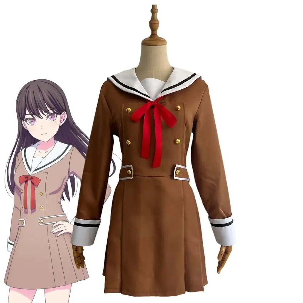 

Аниме BanG Dream Hanasakiigawa, школьная форма для девочек MyGO Shiina Taki, зимняя школьная форма, костюмы для косплея на заказ