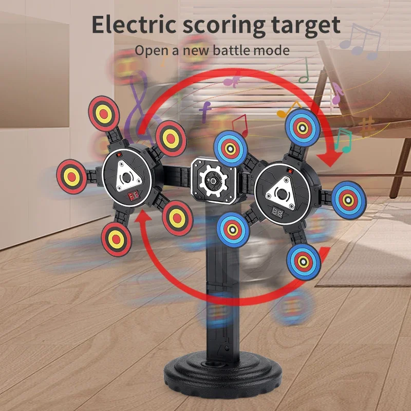 AA Automatische terugkeer elektronisch scoredoel voor Nerf-pistolen AWM Soft Bullet Gun Gel Ball-spuit tegen oefening 98K Eat Chicken
