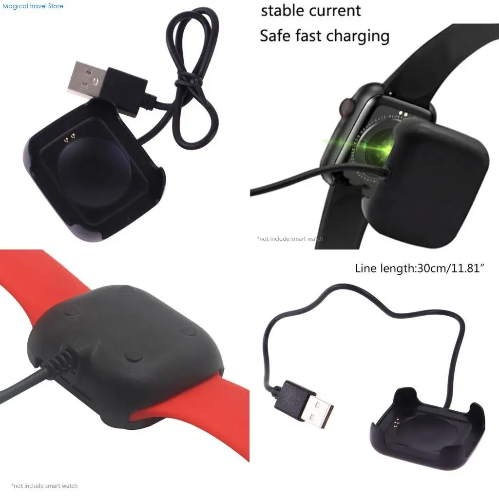 N2UB Charging Cable Adapter USB Holder Stand with Intelligent Safe Protections for HW22 Smartwatch
