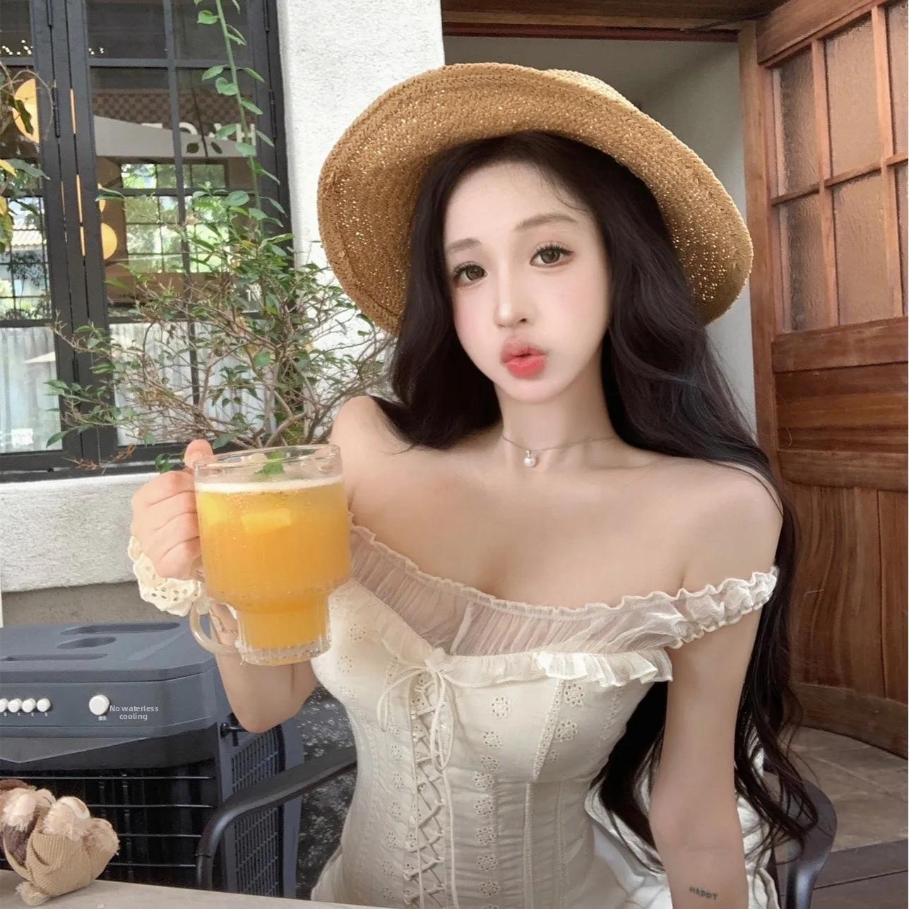 

Летний сексуальный жилет из хлопка и льна с вышивкой из волокна, женский укороченный топ на одно плечо с завязками, корейский облегающий топ