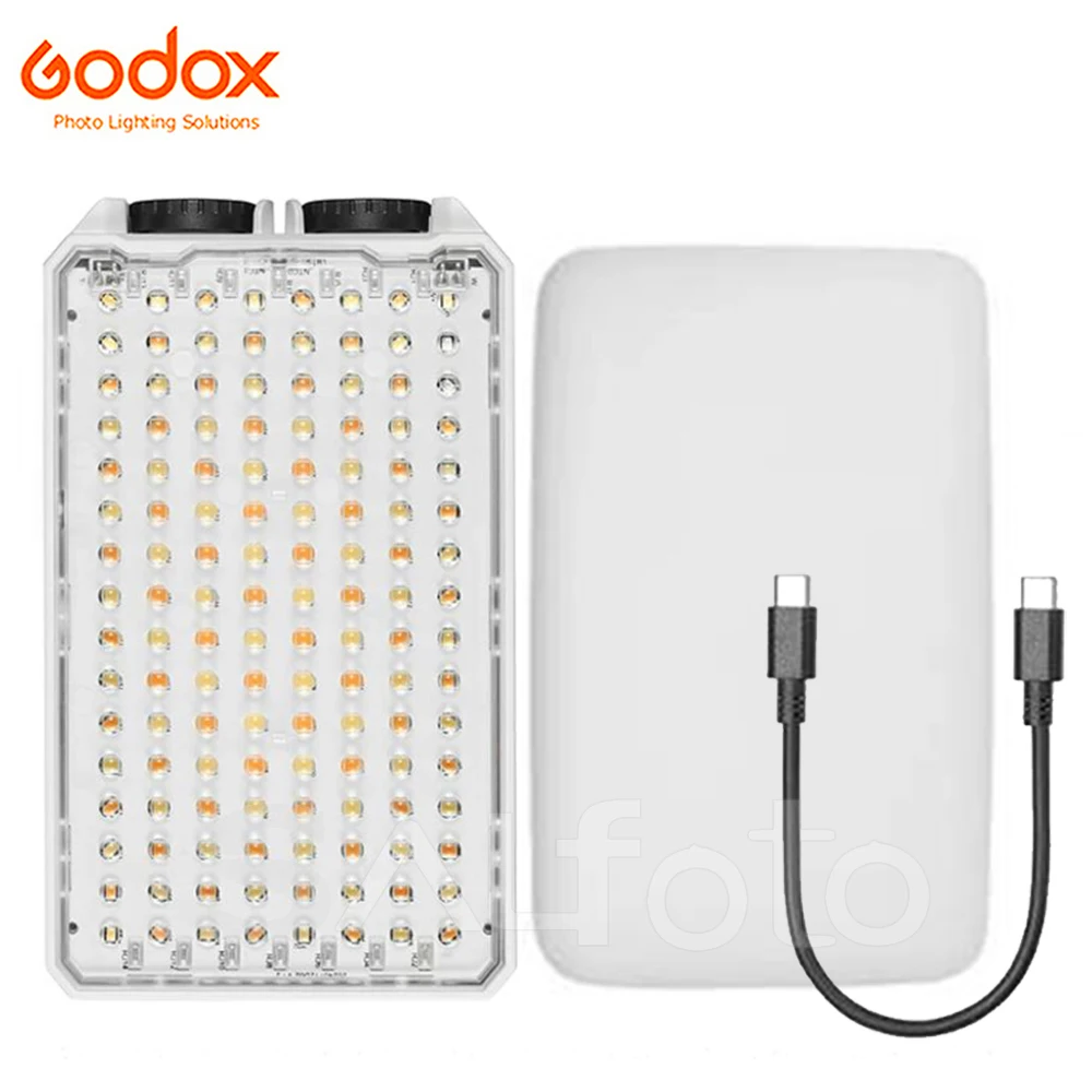 

Godox C30Bi Bi-color 2800-6500K / C30R RGB 1800-10000K Litemons LED Light Panel CRI94+ Pocket 3350mAh Battery Video Fill Light