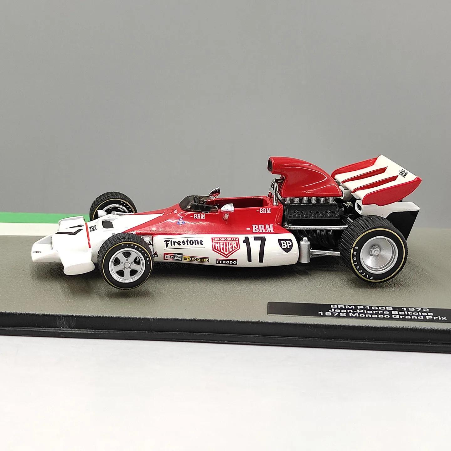 Diecast IXO 1:43 Scale BRM P160B-1972 #17 Monaco Grand Prix Alloy Car Model