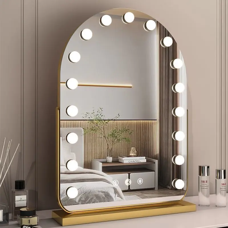 

Home desktop vanity mirror rotating Internet celebrity beauty smart vanity mirror large