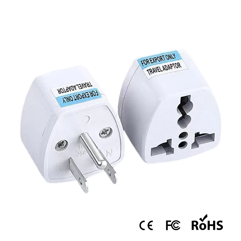 Universal Kr US-EU-AU-EU to US-UK Power Plug Adapter USA Israel Brazil Italy Germany Japan Korea Travel Adapter Plug Converter