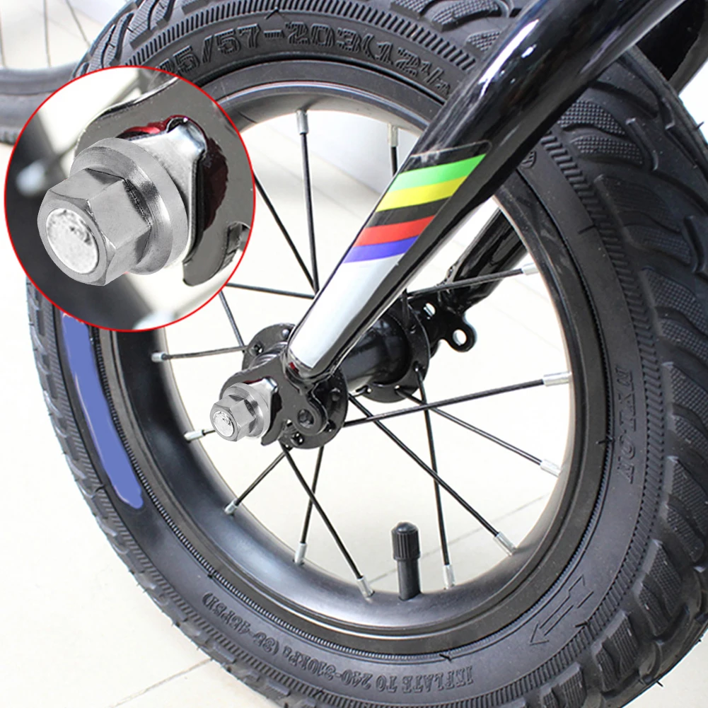 الصلب دراجة محور الجوز الدراجات العجلات الخلفية مسمار مزلاج M10 الثابتة والعتاد MTB الطريق الدراجة في الهواء الطلق دورة ركوب الدراجات الترفيه #4