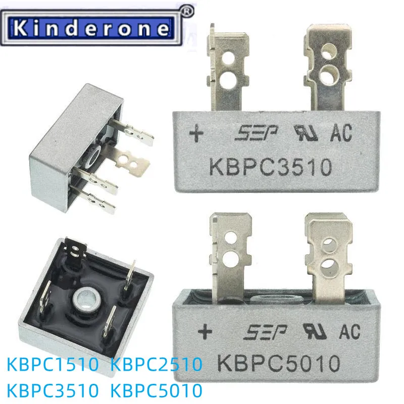 1Pcs KBPC5010 25A 1000V Diode Bridge Rectifier Kbpc5010 Nieuwe