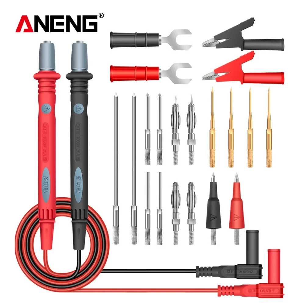 ANENG PT1028 22 In 1 Combination Cable Test Clip Meter Probe Multi-Function Combination Leads Screwdriver Multimeter Accessories