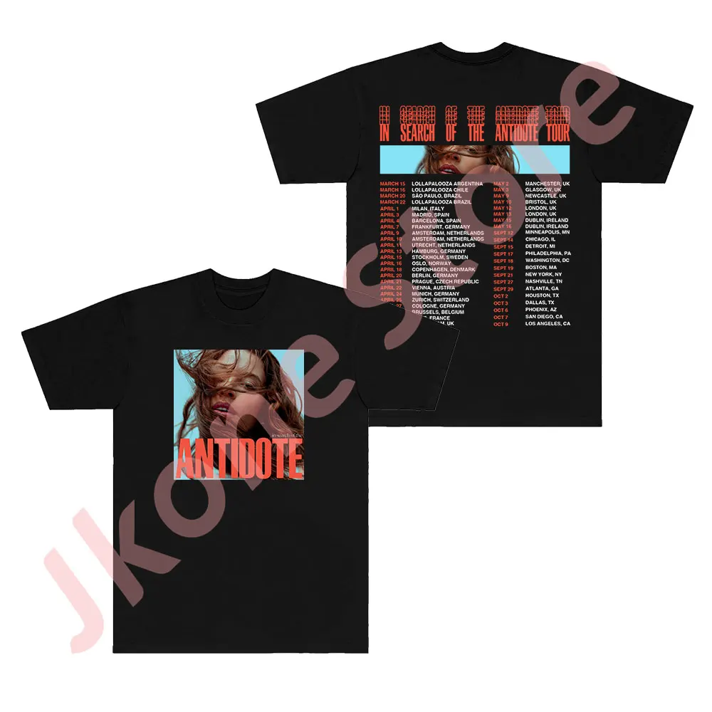 Fletcher In Search of the Antidote Tour Merch T-shirts New Logo Tee Women Men Fashion Casual Short Sleeve