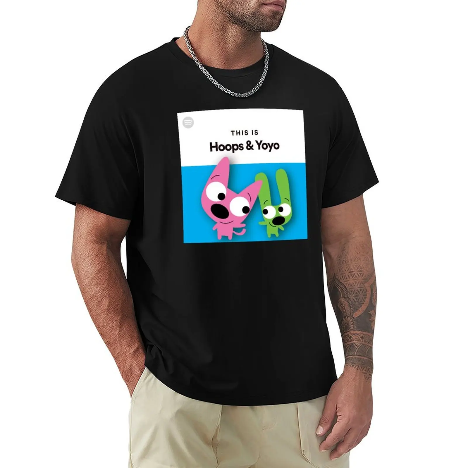 

hoop n yoyo T-Shirt tshirts personalised cheap stuff summer top Short sleeve tee men