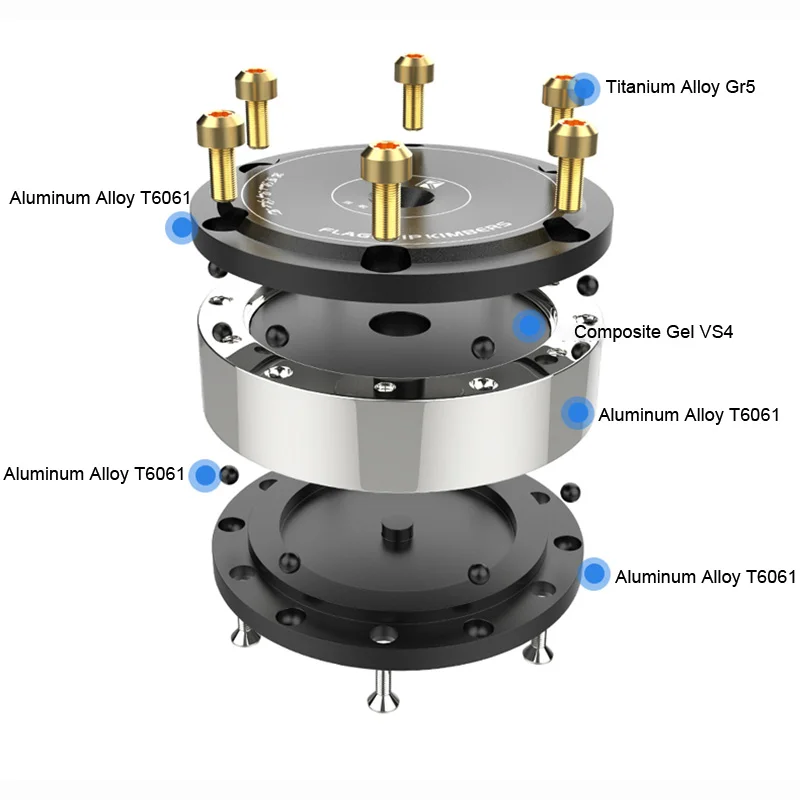 ​​Blackbox Hi-Fi Audio Vibration Isolation Foot Pad Feet Ceramic Damping Spikes for Speakers Amplifiers CD Players DACs​​