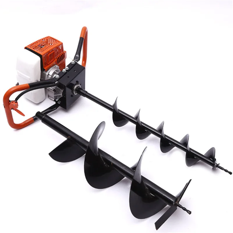 Ground drilling tree planting pile pit drilling machine pit digger