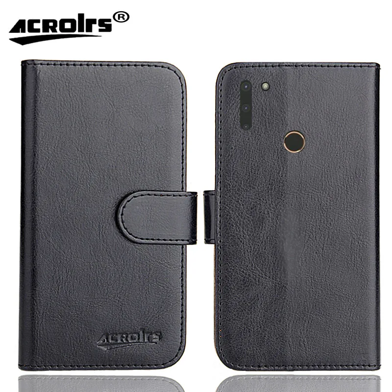 Gigaset gs4 capa 6 cores flip luxo moda retrô couro macio exclusivo capa protetora de cavalo louco