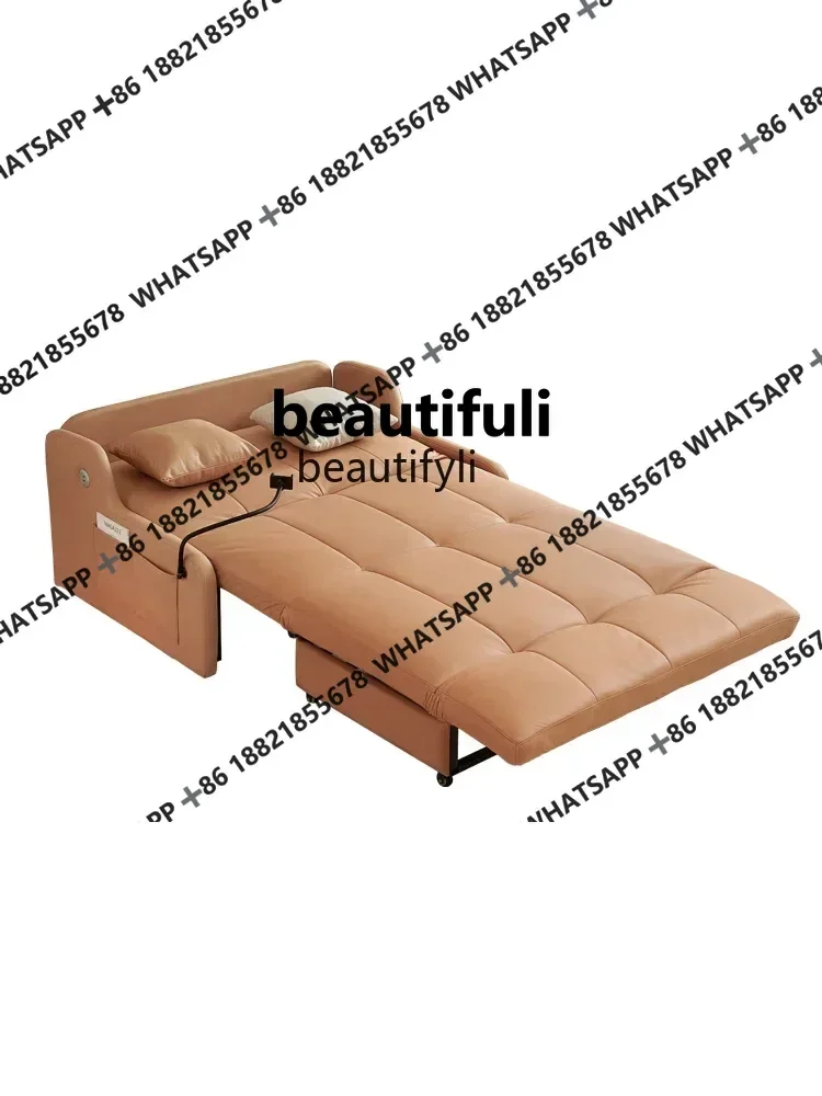 xx1Electric Sofa Bed Foldable Dual-Use Multifunctional Bedroom Office Balcony Sofa Recliner