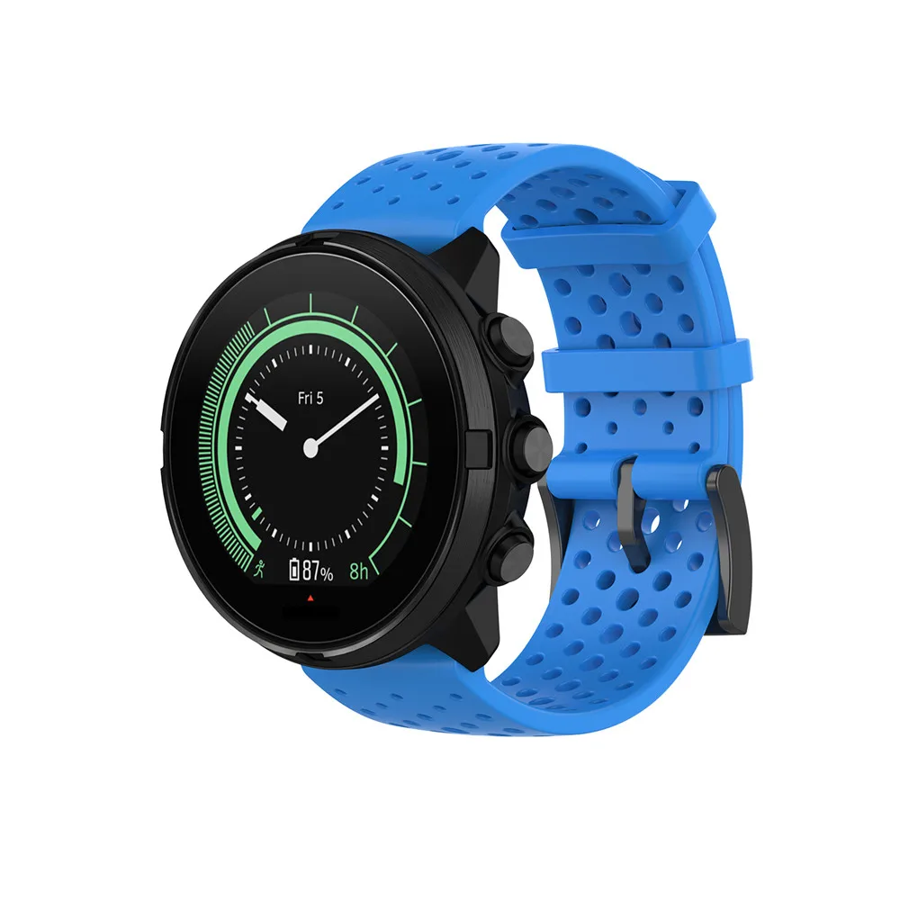 Soft Silicone Strap For SUUNTO 9 BARO Smart Watch Bracelet for SUUNTO D5 7 SPARTAN SPORT WRIST HR  Fossil Q Hybrid Correa