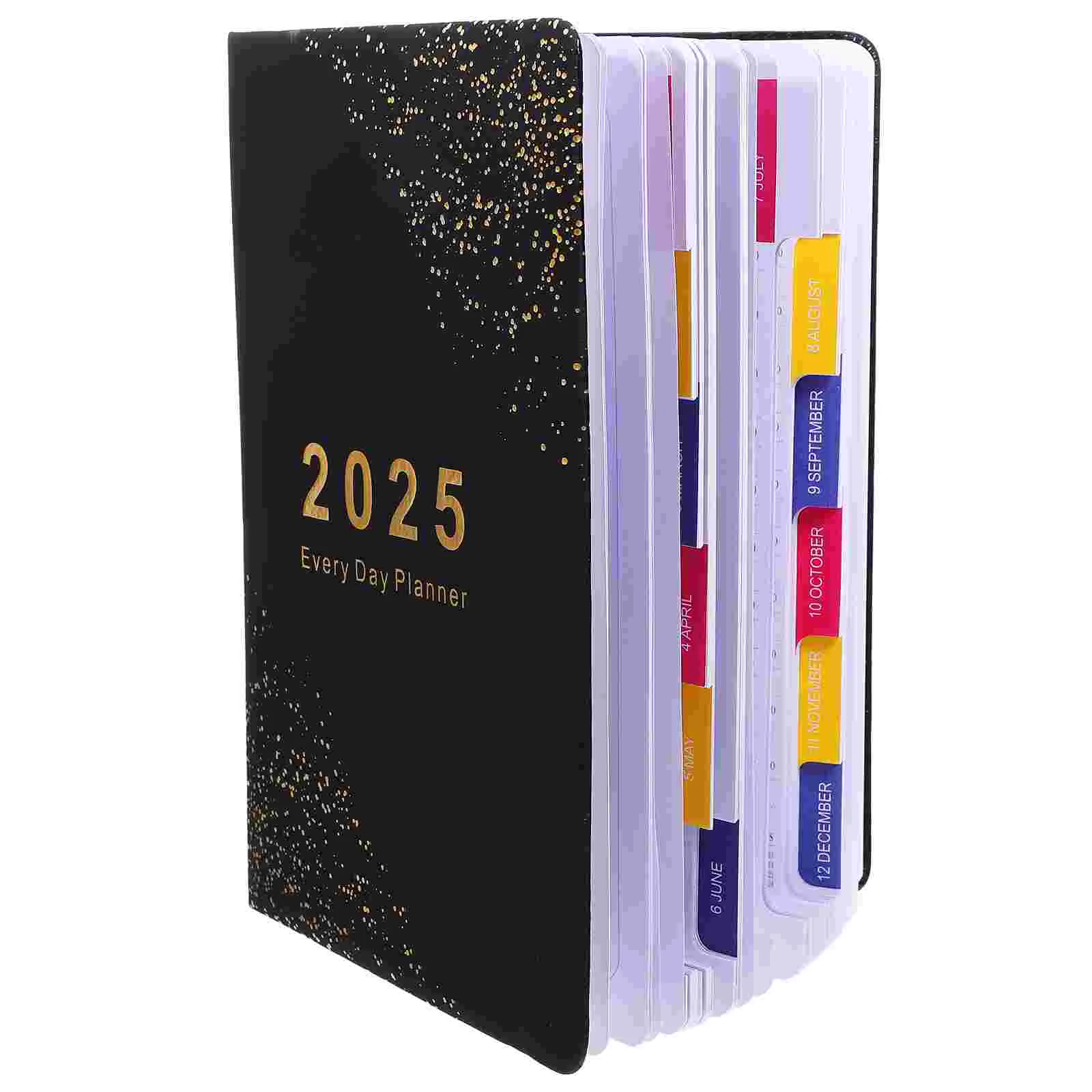 A5 Planner Office 2025 Schedule Notepads Daily Organizer Portable Agenda Book Paper Notebook