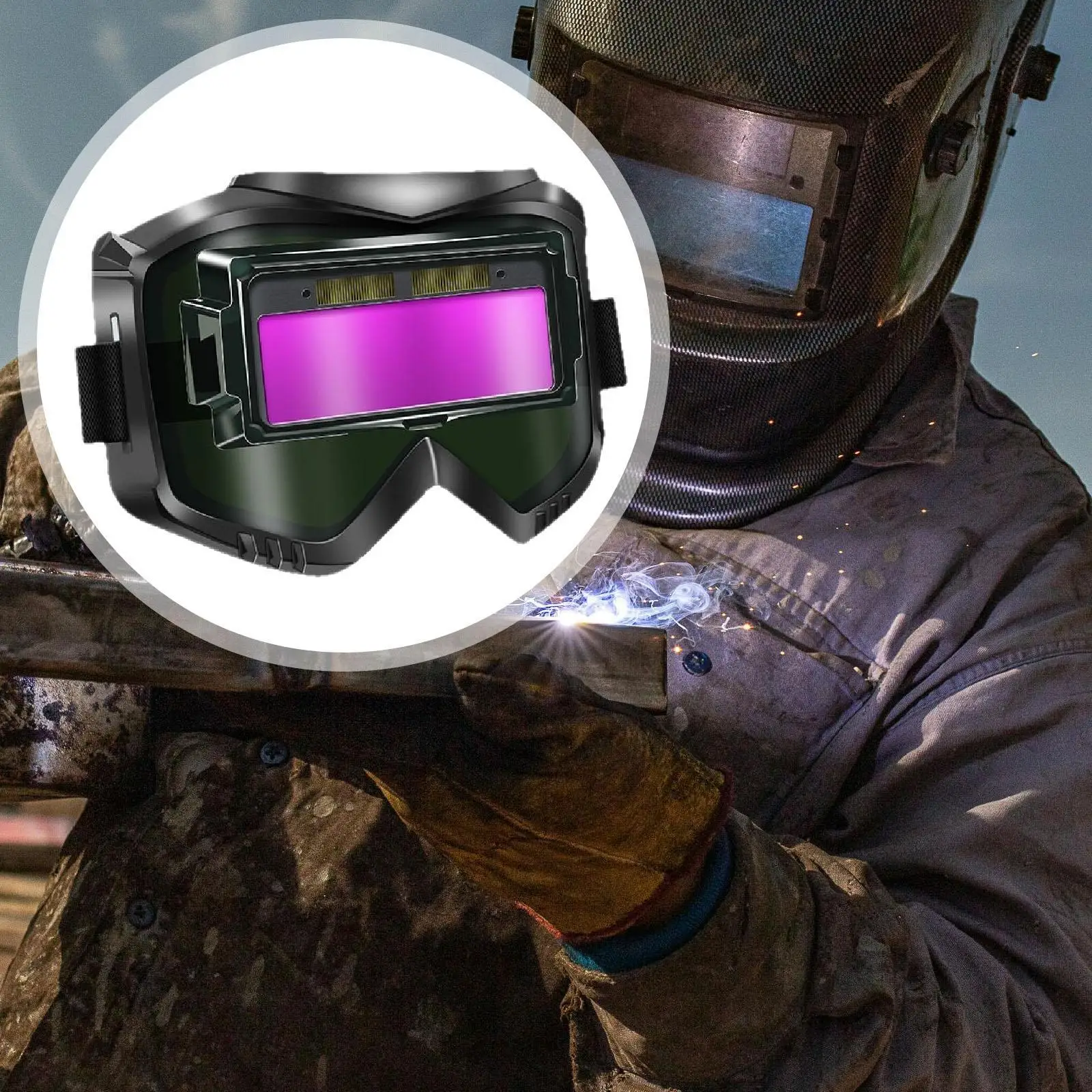 

Welding Goggles Welder Glasses for Argon Welding Torching Construction Site