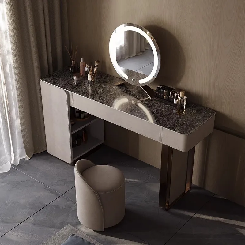 طاولة مكياج خزانة تخزين إيطالية متكاملة فاخرة وخفيفة الوزن 2025 #5