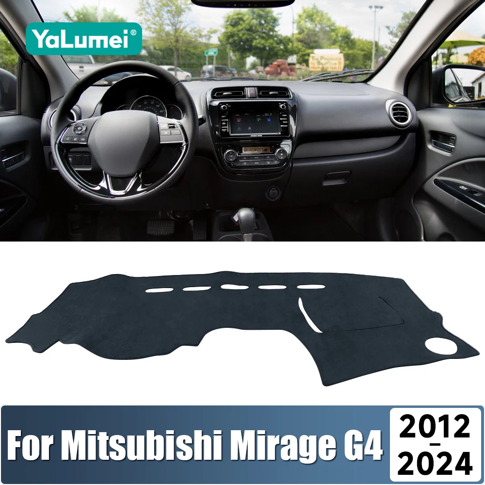 Para Mitsubishi Mirage / Mirage G4 2012-2014 2015 2016 2017 2018 2019 2020 2021 2022 2023 2024 Accesorios para la Cubierta del Tablero del Automóvil