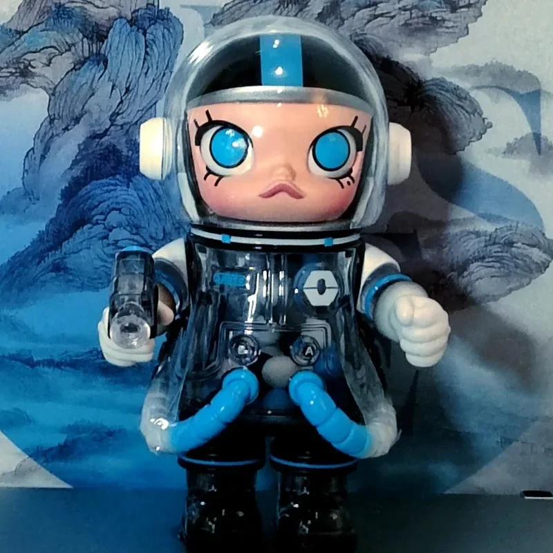 Genuine Mega Space Molly 100% Wuzhen Theatre Festival Specail Figure Snake Molly Royal Blue Figure Collection Model Toys Gift