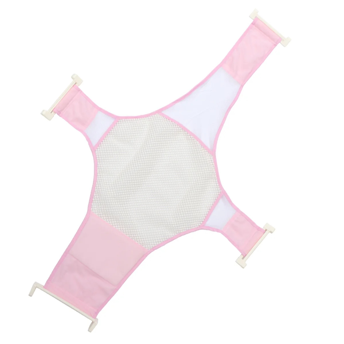 

1Pcs Baby Bath Support Net Infant Shower Mesh Anti-Slip Comfortable Baby Bath Seat Adjustable Pink Infant Shower Mesh