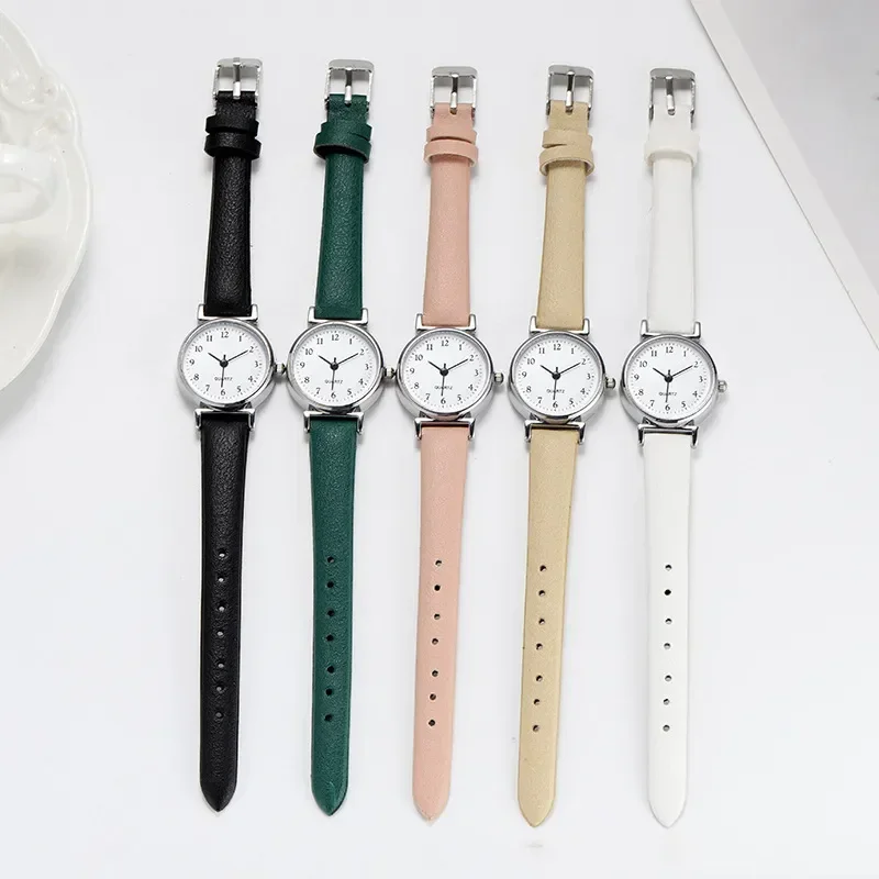 Luxury Women Brand Quartz Alloy Watch Ladies Fashion Small Dial Casual Watch Leather Wristwatch Zegarek Damski