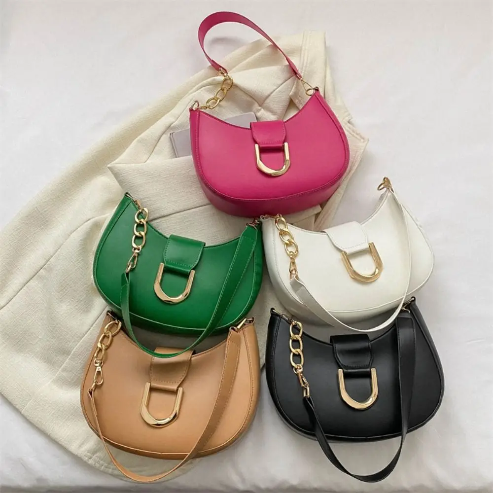 Korean Style Bondi Leather Shoulder Bag New Fashion Boston Simple and Versatile PU Leather Bag