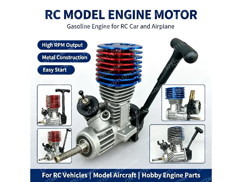1/10 RC Car Nitro Engine 18CC 2 Stroke Motor for HSP 94122 On Road Off Road Buggy Monster Truck