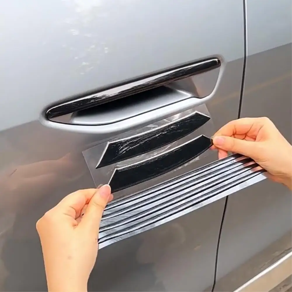 Car Upgrade For Audi A6 C9 2025 2026 Drip Glue Door Handle Bowl Protective Sticker Transparent Exterior Decoration