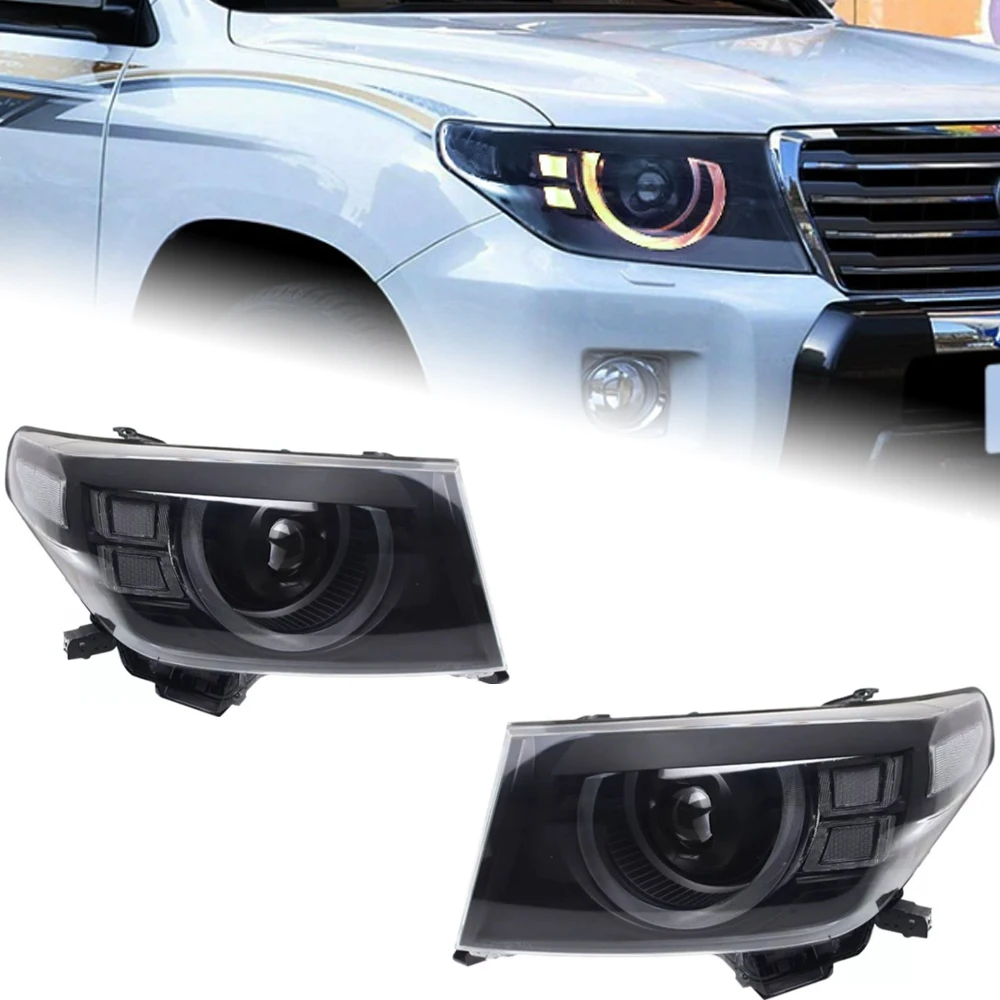 

Car Styling for Toyota Land Cruiser Headlights 2007-2015 LC200 LED Headlight DRL LED Projector Lens Automotive Accessories