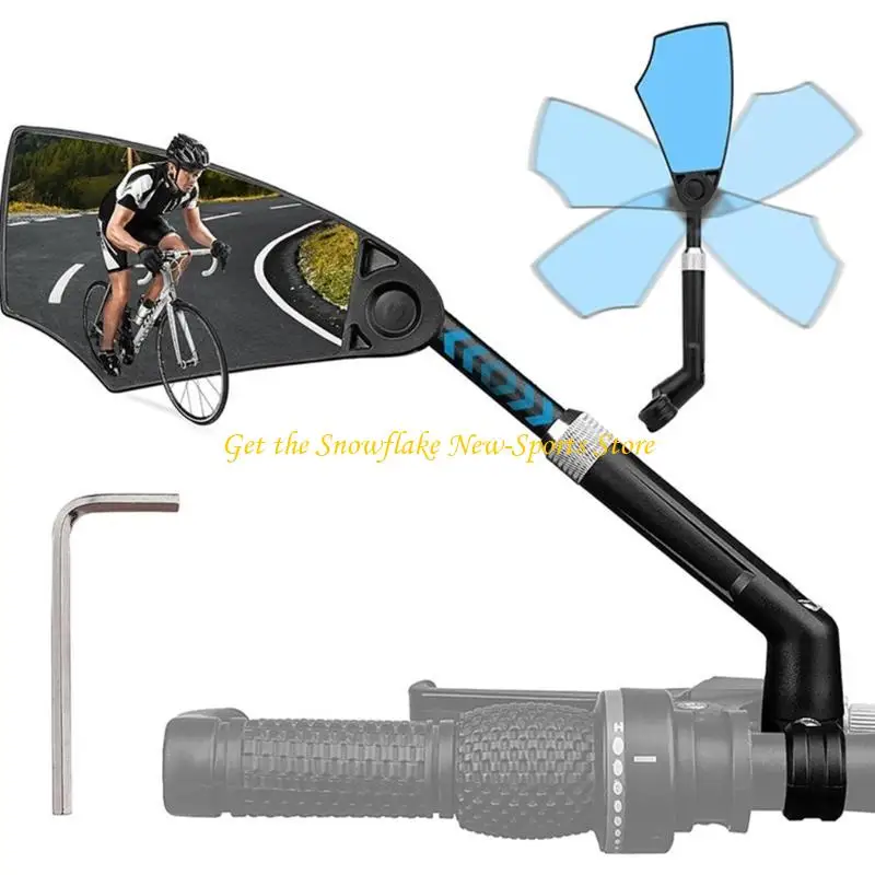 

E56D Long Handling Bicycles Mirgoring Rograving Safety 360 градусов заднего вида зеркалирование