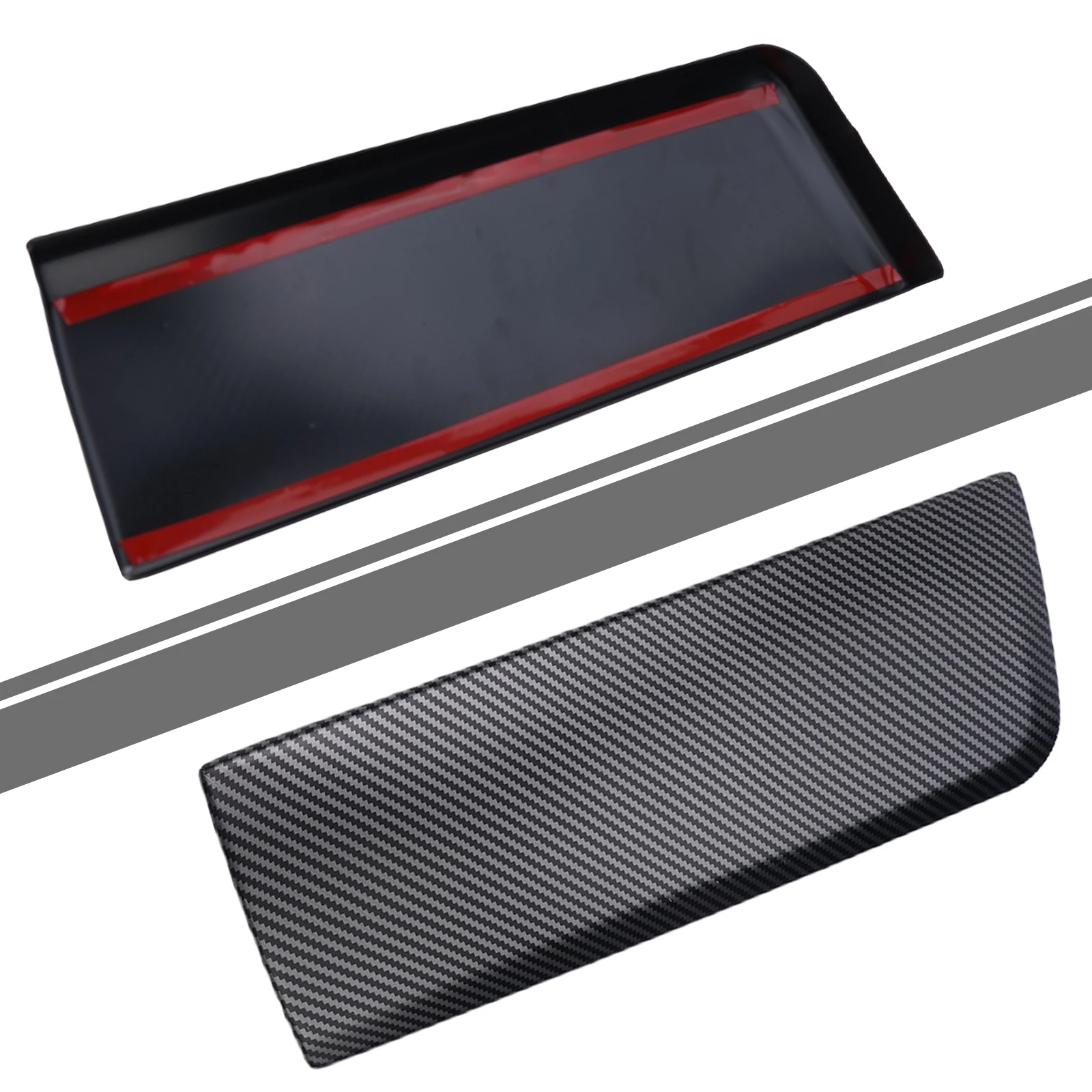 

Car Center Armrest Box Trim Cover for Mercedes For Benz ML350 X166 W166 ABS Material Carbon Fiber Texture 3Pcs Set