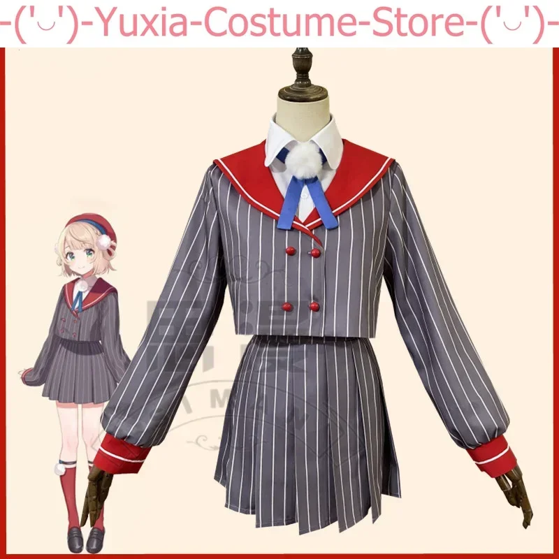 

Anime Vtuber Shigure Ui Game Suit Lovely Uniform Cosplay Costume Halloween Party Role Play Outfit Women Daily Clothing