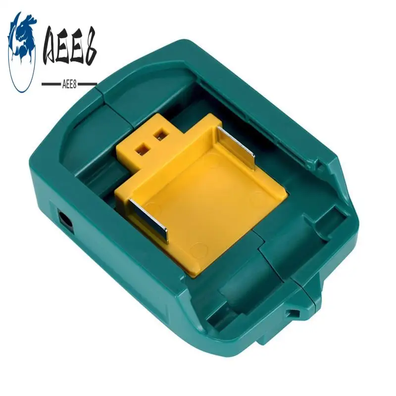 

AEE8-For 14.4V 18V Li- Battery BL1430 LED Light Working Lamp USB Mobile Phone Charger DC 12V Output USB