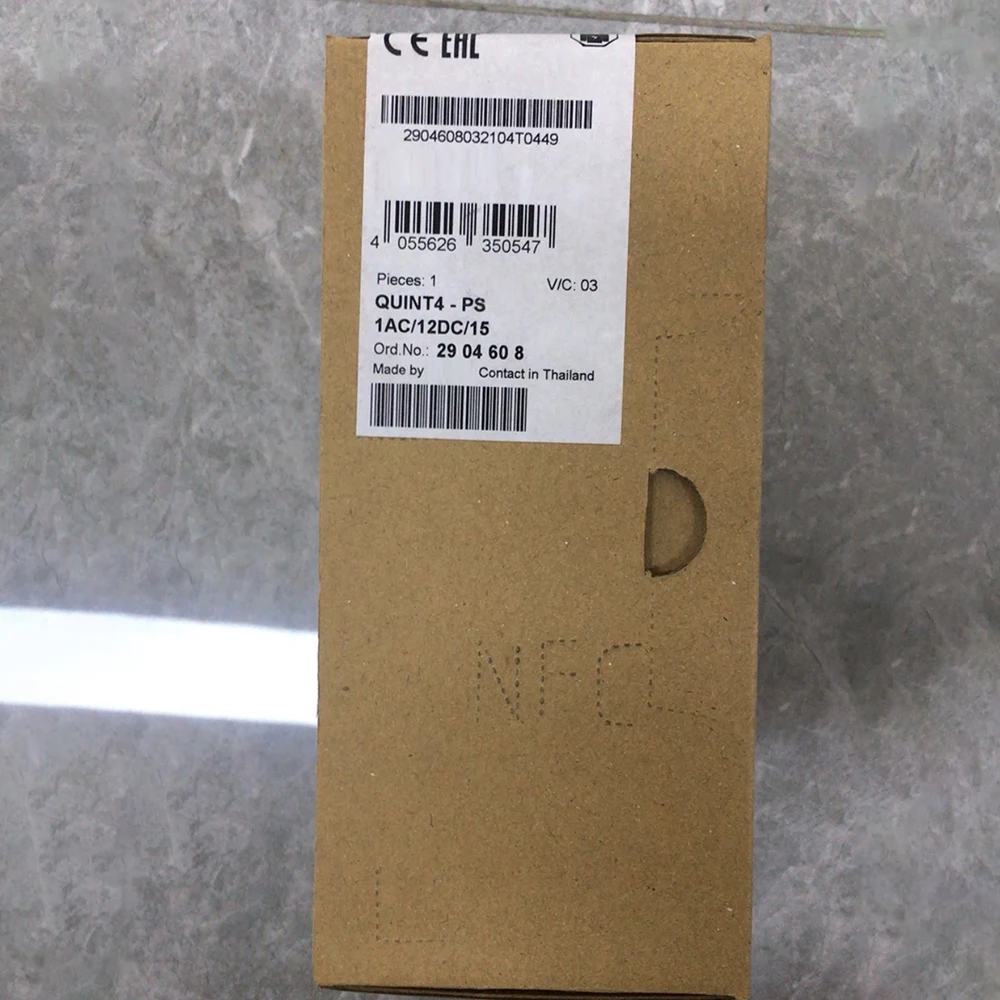 2904608 QUINT4-PS/1AC/12DC/15 QUINT POWER 12VDC/15A Switching Power Supply