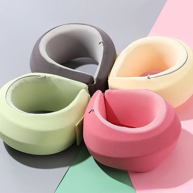 새로운 목 지지대, 장시간 앉아 있어도 편안한 경추 베개, 경추 완화, 머리 처짐 방지 목 보호대, 크리스마스 선물